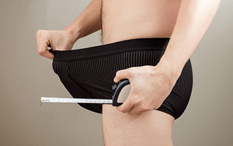 misurazione della lunghezza del pene
